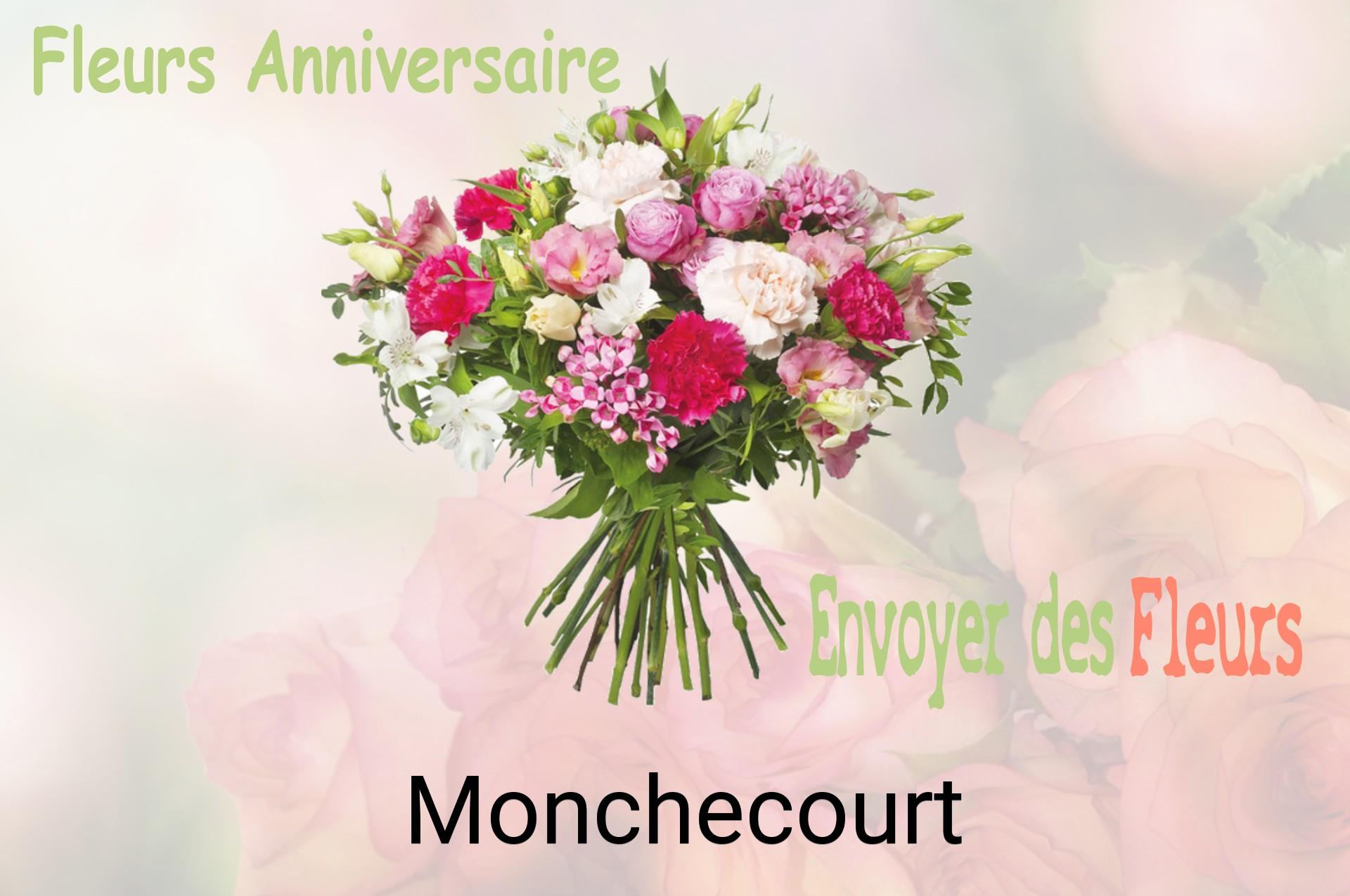Bouquet de fleurs d’anniversaire livré à Monchecourt