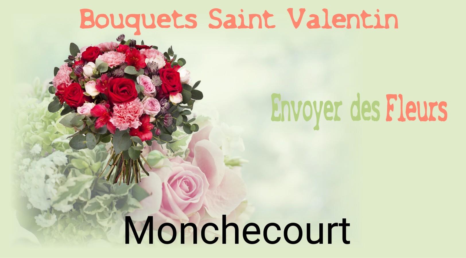 Roses de Saint-Valentin livrées à Monchecourt
